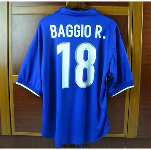 Achetez Retro Maillot du Italie 1998 Domicile (18 Baggio R)