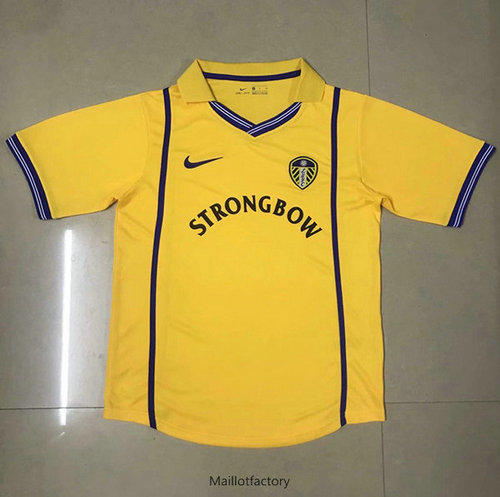 Nouveaux Retro Maillot du Leeds United 2000-01 Exterieur