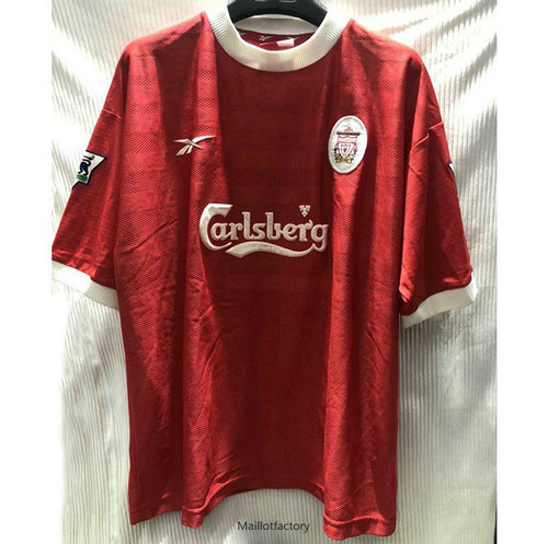 Flocage Retro Maillot du Liverpool 1998 Domicile