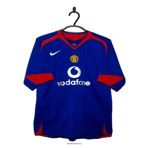 Pas cher Retro Maillot du Manchester United 2005-06 Exterieur