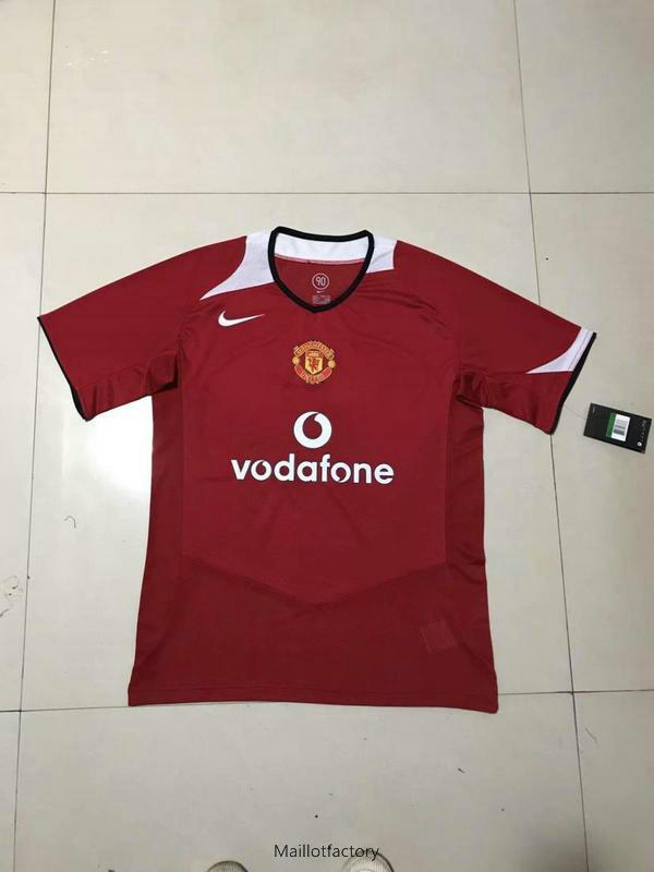 Achetés Retro Maillot du Manchester United 2005-06 Domicile