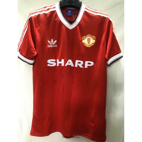 Achetés Retro Maillot du Manchester United 1984 Domicile