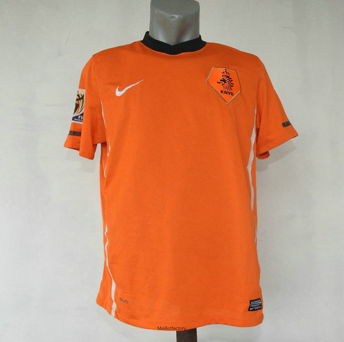 Nouveaux Retro Maillot du Pays-Bas Coupe du Europe 2010 Domicile