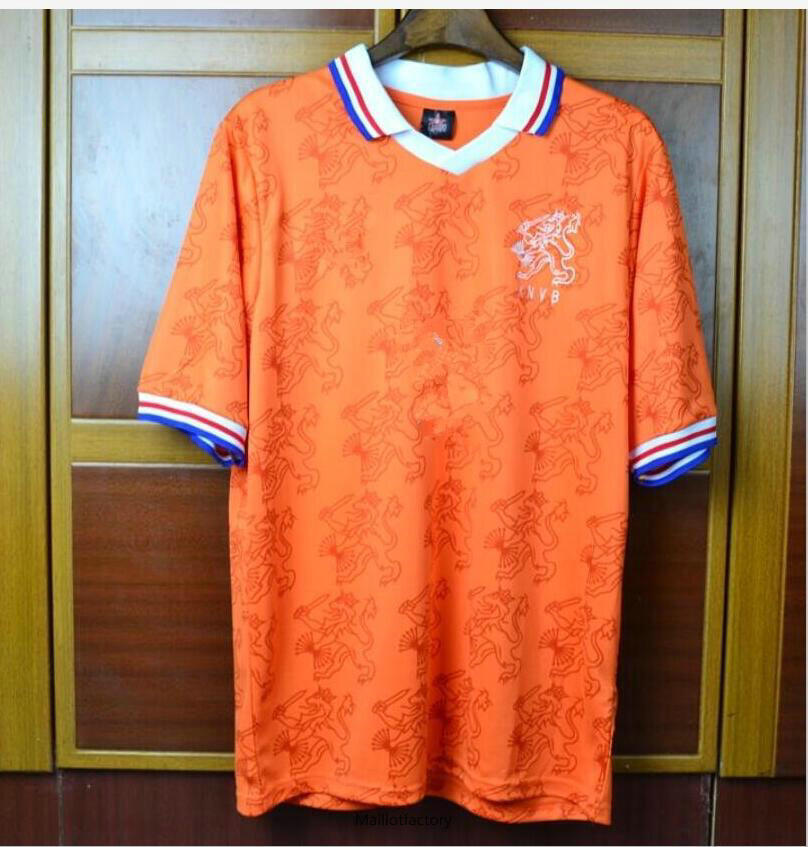 Vente Retro Maillot du Pays-Bas 1994 Domicile (10 Bergkamp)