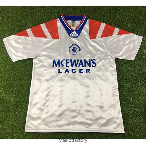 Pas cher Retro Maillot du Rangers 1992-94 Exterieur