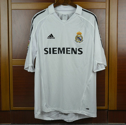 Pas cher Retro Maillot du Real Madrid 2005-06 Domicile