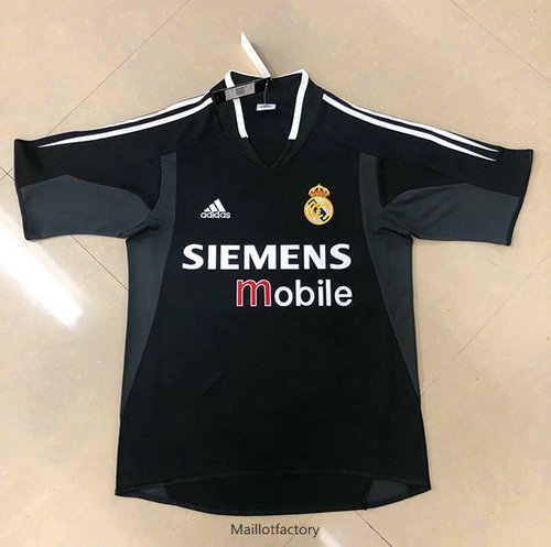 Prix Retro Maillot du Real Madrid 2004-05 Noir