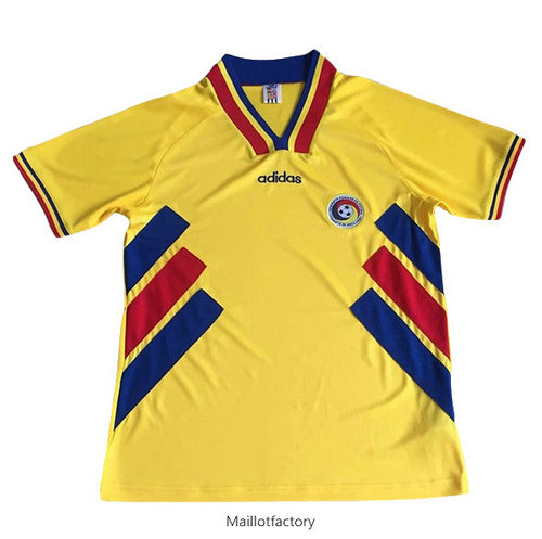 Vente Retro Maillot du Roumanie 1994 Jaune