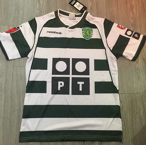 Achetez Retro Maillot du Sporting Lisbon 2001-03 Domicile