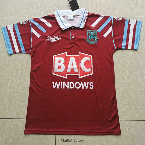 Prix Retro Maillot du West Ham United 1991-92 Domicile