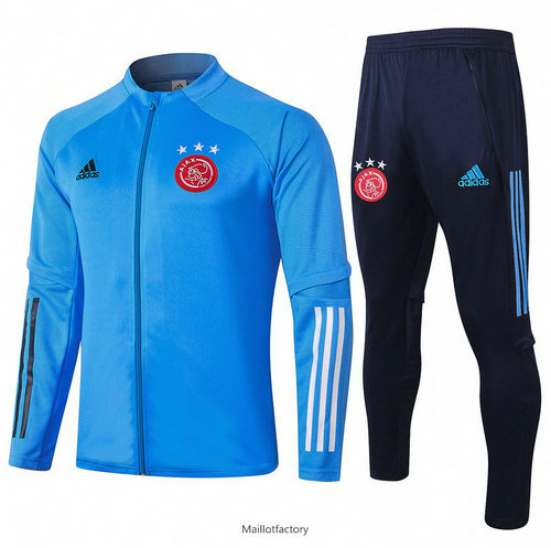 Prix Veste Survetement AFC Ajax 2020/21 Bleu Clair