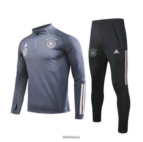 Prix Survetement Allemagne 2020/21 Gris foncé sweat zippé