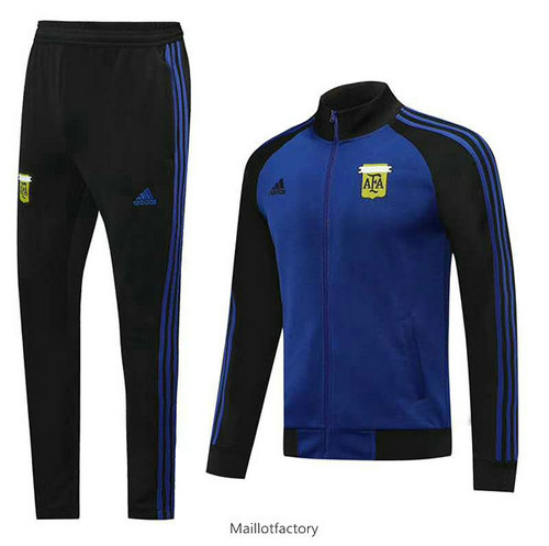 Prix Veste Survetement Argentine 2020/21 Bleu/Noir