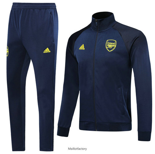 Vente Veste Survetement Arsenal 2019/20 Bleu Marine Col Haut