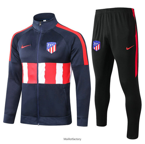 Prix Veste Survetement Atletico Madrid 2020/21 Bleu Marine/Rouge/Blanc