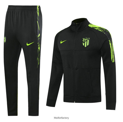 Soldes Veste Survetement Atletico Madrid 2020/21 Noir