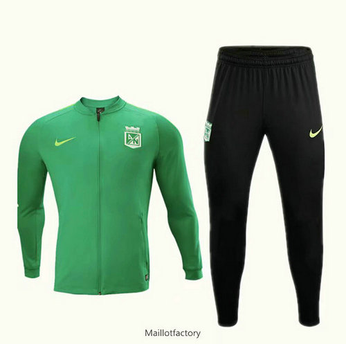 Nouveaux Veste Survetement Atletico Nacional 2019/20 Vert