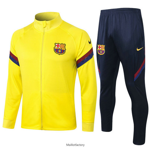 Prix Veste Survetement Barcelone 2020/21 Jaune