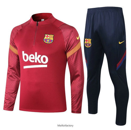 Achat Survetement Barcelone 2020/21 Rouge foncé