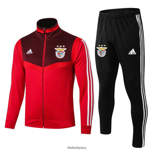 Pas cher Veste Survetement Benfica 2019/20 Rouge + Short Noir