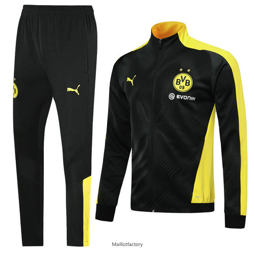 Achetés Veste Survetement Borussia Dortmund BVB 2019/20 Noir/Jaune Col Haut