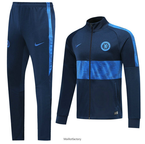 Soldes Veste Survetement Chelsea 2019/20 Bleu Marine