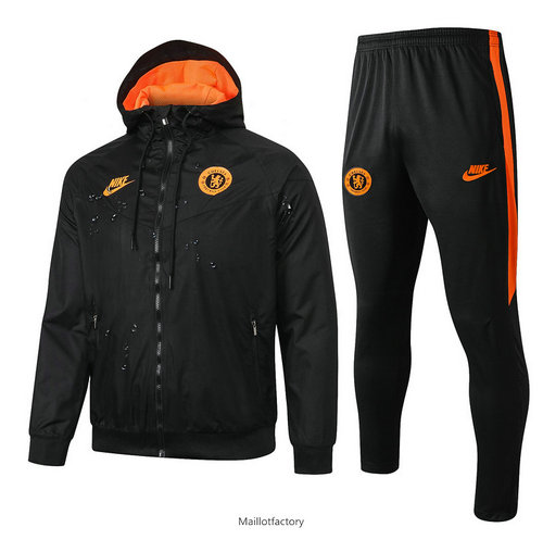 Nouveaux Coupe vent Chelsea 2019/20 Noir/Orange