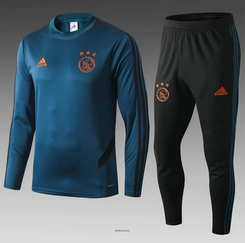 Nouveaux Survetement Enfant Ajax 2019/20 Bleu Marine