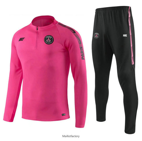 Flocage Survetement Enfant PSG 2019/20 Rose/Noir