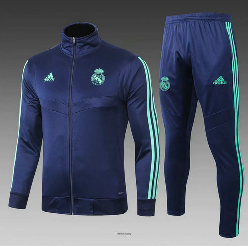 Vente Veste Survetement Enfant Real Madrid 2019/20 Bleu Marine