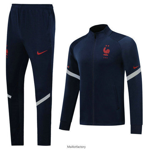 Achat Veste Survetement France 2020/21 Bleu Marine