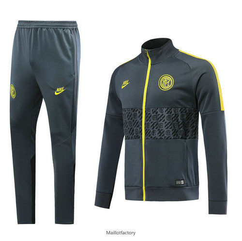 Achat Veste Survetement Inter Milan 2019/20 Gris fonce