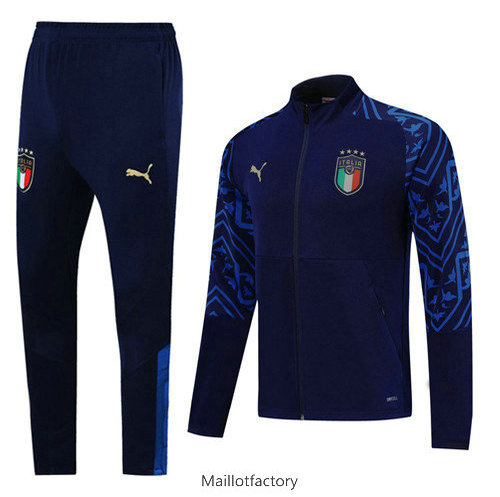 Vente Veste Survetement Italie 2019/20 Bleu Marine