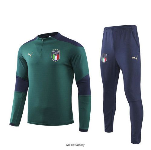 Achat Survetement Italie 2019/20 Vert sweat zippé