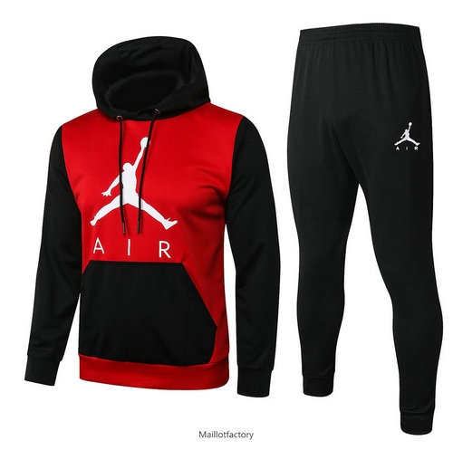 Flocage Sweat à capuche - Survetement Jordan 2020/21 Rouge/Noir