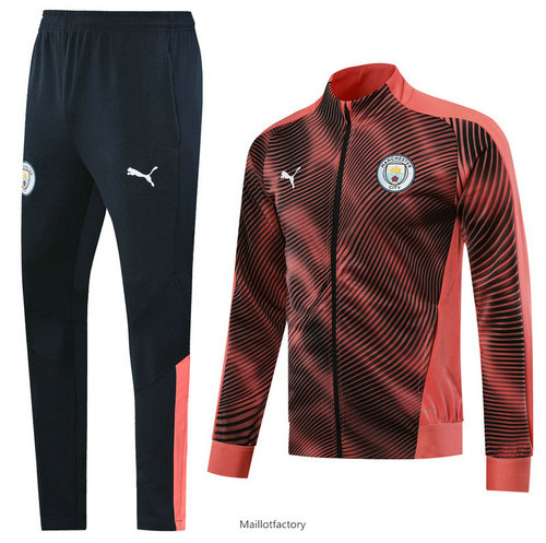 Achetez Veste Survetement Manchester City 2019/20 Rose/Noir