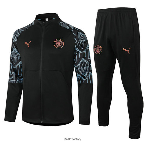 Prix Veste Survetement Manchester City 2020/21 Noir