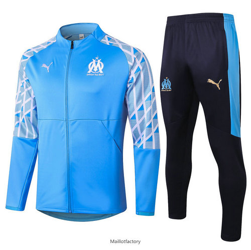 Achetés Veste Survetement Marseille 2020/21 Bleu Clair