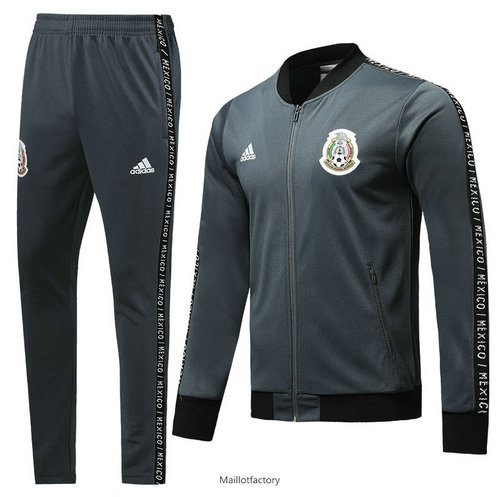 Achetez Veste Survetement Mexique 2019/20 Gris fonce