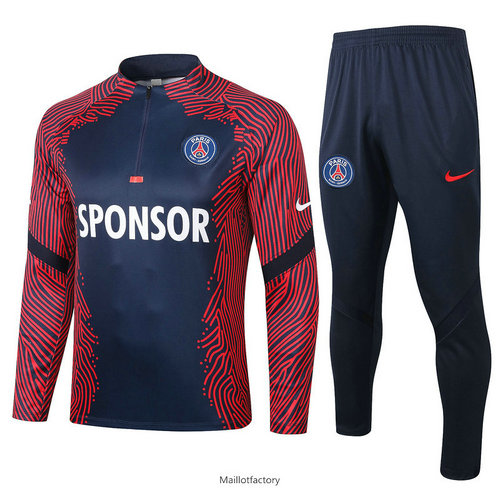 Achat Survetement PSG 2020/21 Rouge/Bleu Marine