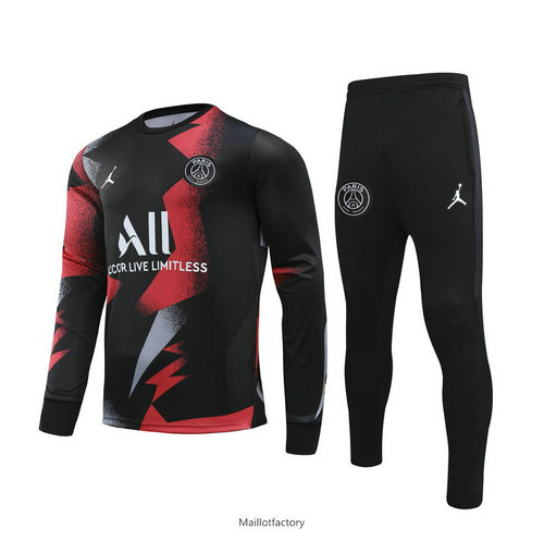 Achat Survetement PSG Jordan 2019/20 Rouge/Noir Rayon