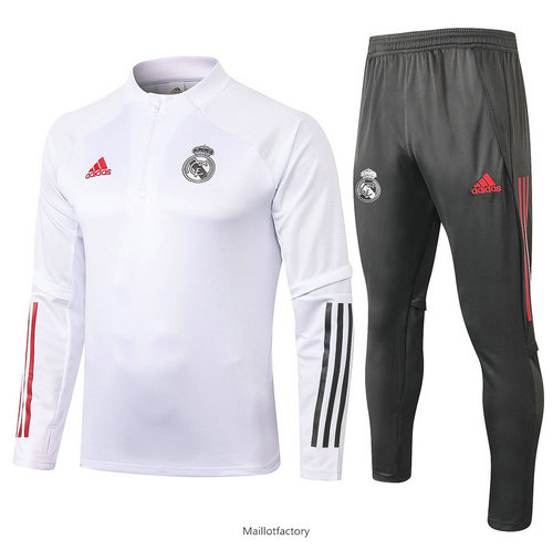 Soldes Survetement Real Madrid 2020/21 Blanc