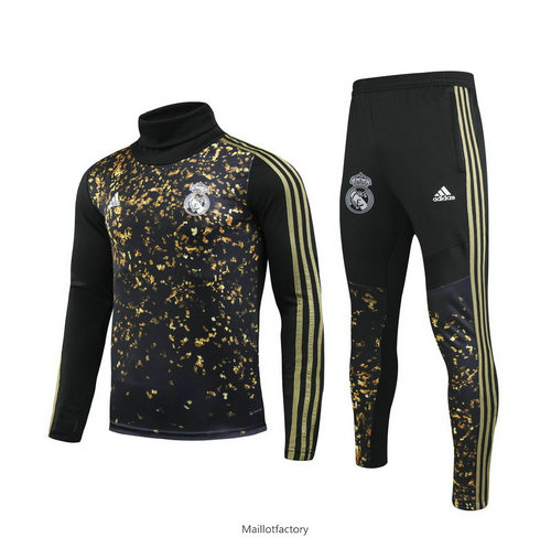 Achat Survetement Real Madrid 2019/20 Edition spéciale Noir Col haut