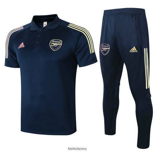 Achat Kit d'entrainement Maillot Arsenal POLO 2020/21 Bleu Marine