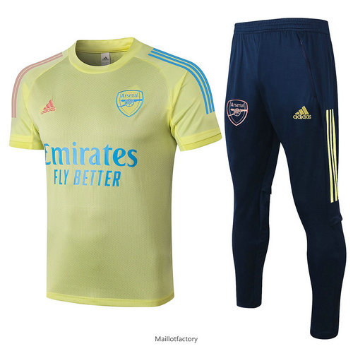 Nouveaux Kit d'entrainement Maillot Arsenal 2020/21 Jaune