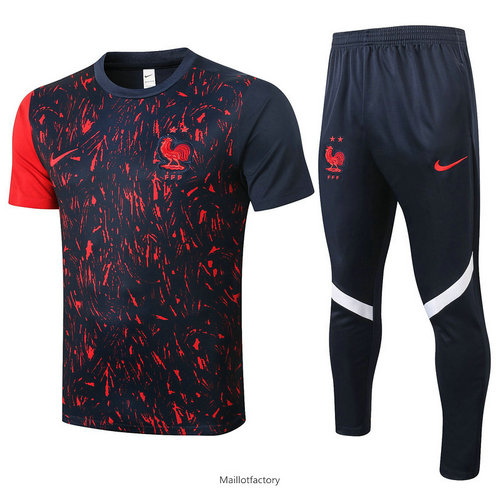 Nouveaux Kit d'entrainement Maillot France 2020/21 Noir