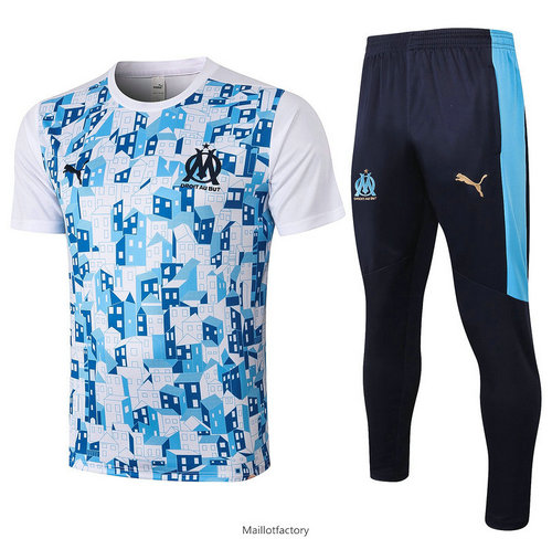 Achetez Kit d'entrainement Maillot Marseille 2020/21 Blanc