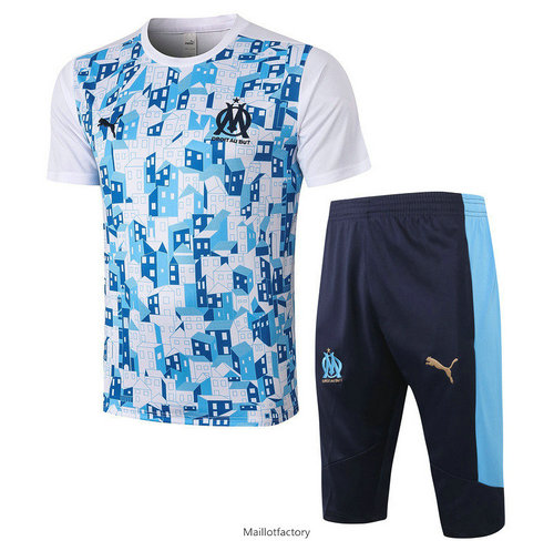 Vente Kit d'entrainement Maillot Marseille 3/4 2020/21 Blanc