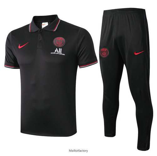 Achetés Kit d'entrainement Maillot PSG POLO 2019/20 Noir