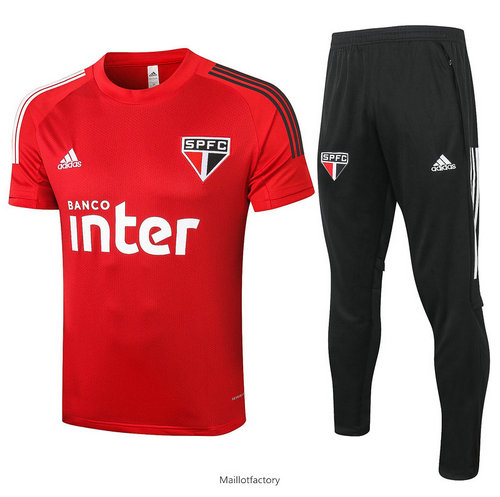 Achat Kit d'entrainement Maillot São Paulo 2020/21 Rouge